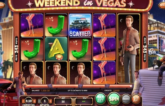 Символи ігрового автомата Weekend in Vegas